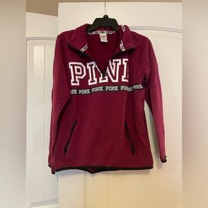 PINK burgundy pullover sweater